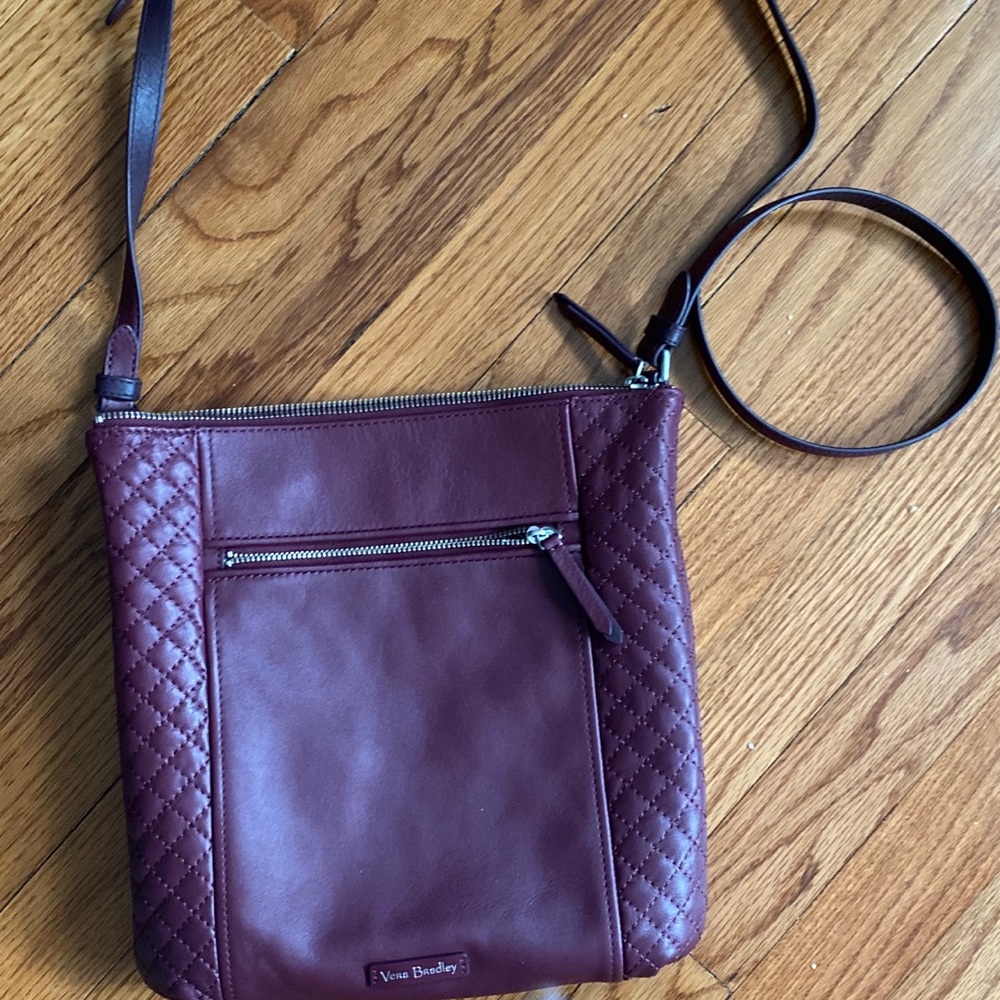 Vera Bradley Leather Carryall Hipster